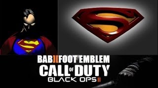 COD Black Ops 2 Emblem Tutorial  - Superman