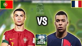 RONALDO vs MBAPE | PORTUGAL VS FRANCE | PORTUGAL Wins | Football League 2024 New Update | XTREME