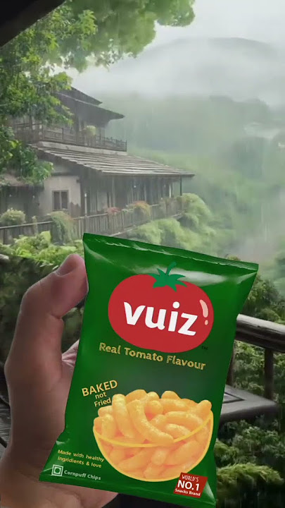 🌧️⛅🌄🍟🌈🌽🍟🍅✌️#Vuiz #brand #healthy #VuizChips #Cornpuff  #RealTomatoFlavour  #ytshorts #food #recipe