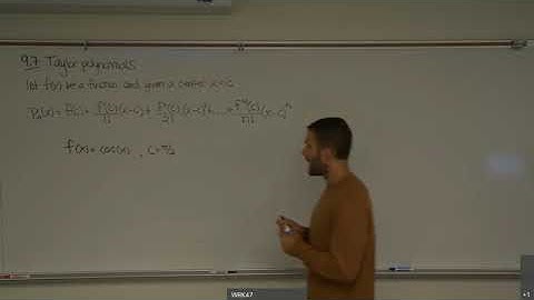 9.7 Taylor Polynomials