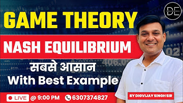 GAME THEORY || NASH EQUILIBRIUM || Dominant strategy ||