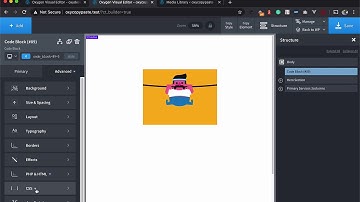 Oxygen Builder page load animation