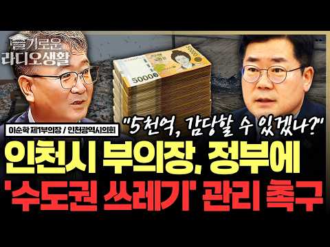 "Can You Handle 500 Billion Won?" Incheon Vice Chair Urges Government to Manage 'Capital Region W...