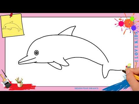 Vidéo: Comment Dessiner Un Dauphin