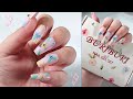 TRYING SOLID GEL COLORS FROM BURIBURI || EASY PASTEL FLORAL NAIL ART DESIGN 🌸