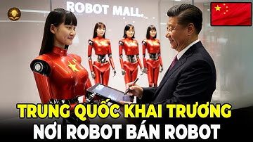Trung Quốc Khai Trương Trung Tâm Robot Đầu Tiên Nơi Robot Bán Robot