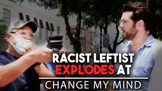 Racist Leftist EXPLODES at Crowder! | Change My Mind