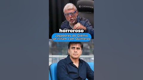 Ambiente Horrivel no vestiário do Grêmio! Jogadores se viram contra o Treinador Gustavo Quinteros!