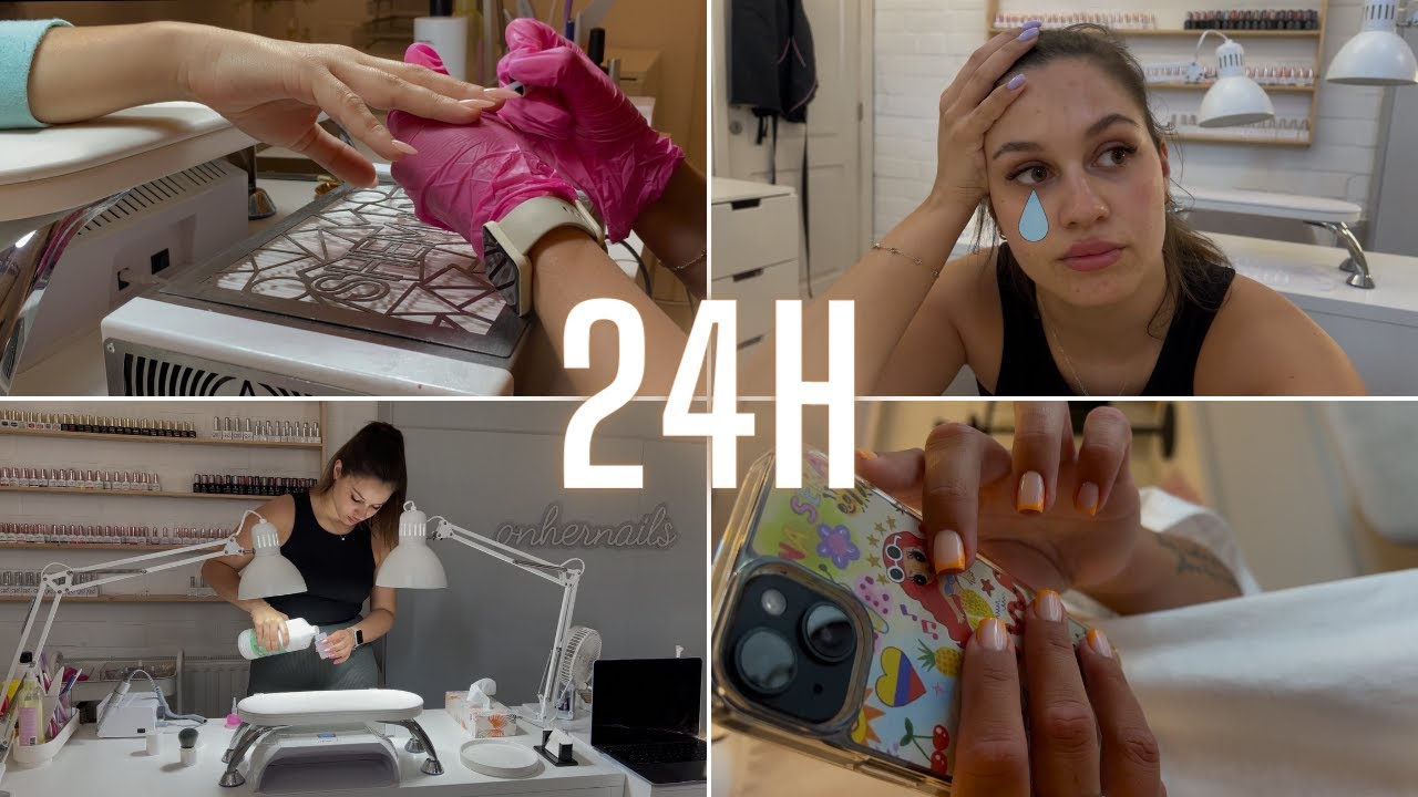24H avec MOI dans ma vie de PROTHÉSISTE ONGULAIRE 💅🏻