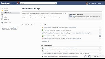 How To Adjust The Facebook Email Notifications On Your Profile