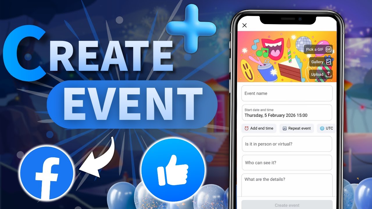 How to Create an Event on Facebook (Desktop & Mobile) - YouTube