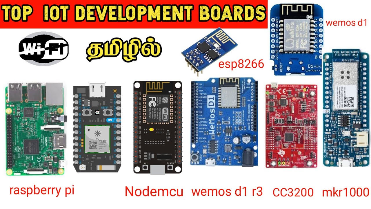Top development boards for IOT projects in tamil - YouTube