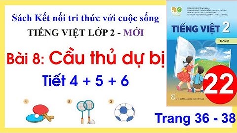 Tiếng Việt lớp 2 mới sách Kết nối tri thức với cuộc sống| Bài 8: Cầu thủ dự bị tiết 4,5,6| Trang 36