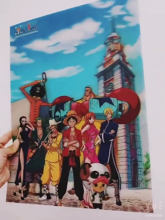 Lenticular 3D Effect One Piece Comic Poster for Collection lenticular 3d anime pictures