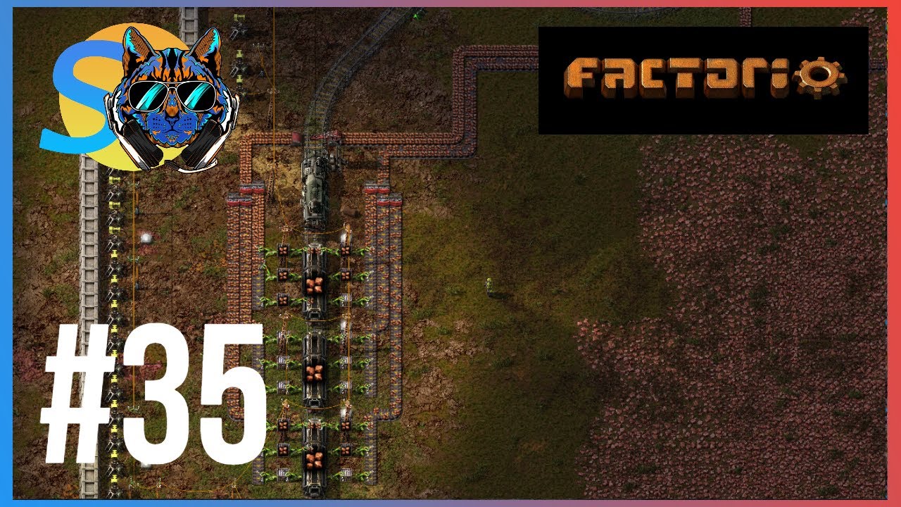 #35 Copper For Days | Lets Play Factorio: Lakeworld