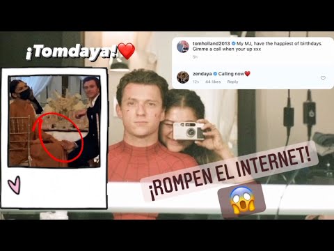 ¡Tom Holland rompe el internet felicitando a su novia Zendaya! ❤️🎉 TH en Español