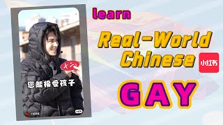 HSK4+ 同性恋 Gay/Homosexual | Guided Listening and Reading Practice | Slow Mandarin｜Real World Chinese