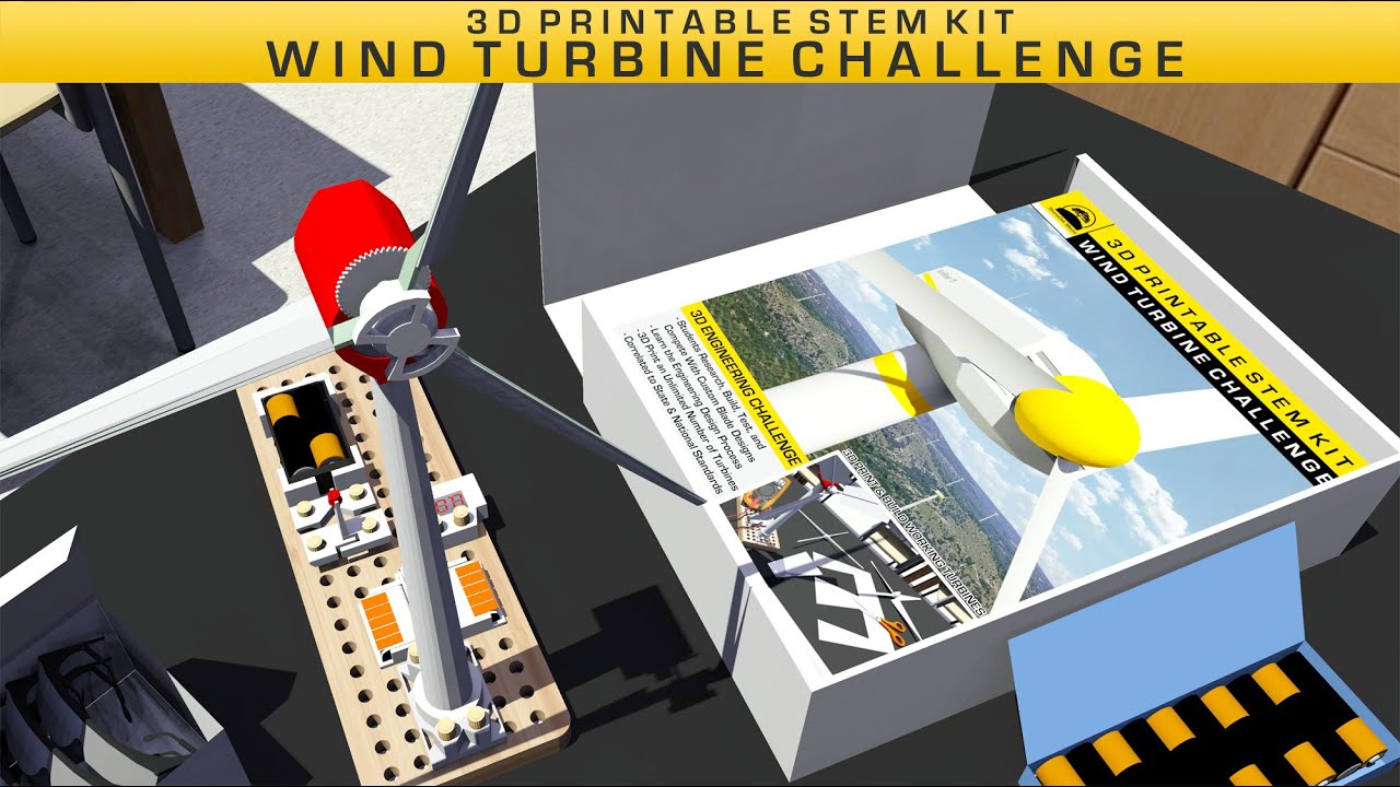 3D Printable Wind Turbine Demo - YouTube