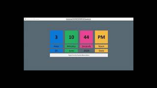 Teaser | Digital Clock & Calendar | Tkinter | Python | Next Video Trailer