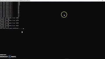 Matriz suma y promedio por Filas parte 2