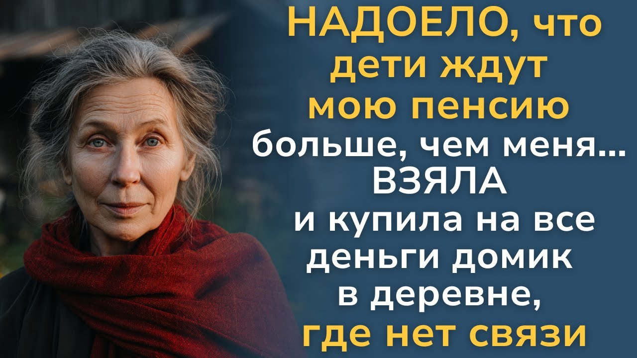 «Хватит!» - в 65 лет она проучила жадных детей и исчезла.
