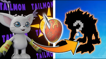 Tailmon (Gatomon) using Digi-Mental (Digi-Egg) of Courage to Armor Digivolve
