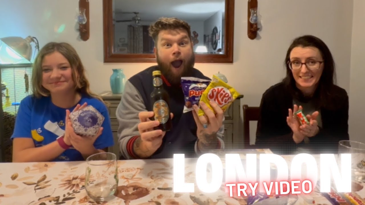 Americans try Snacks From LONDON!