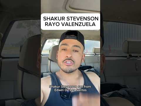 SHAKUR STEVENSON VS EL RAYO VALENZUELA JEXT ACCORDING TO… #boxing #boxer #boxeo