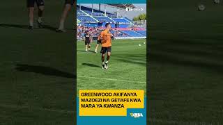 Manchester United forward Mason Greenwood trains with Getafe for first time