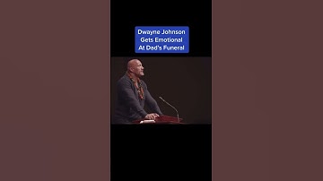 Dwayne Johnson gets emotional at Dad