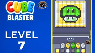 Cube Blaster Level 7 Walkthrough Solution 