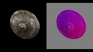 Ancient Warrior's Shield Detailed 3D Model