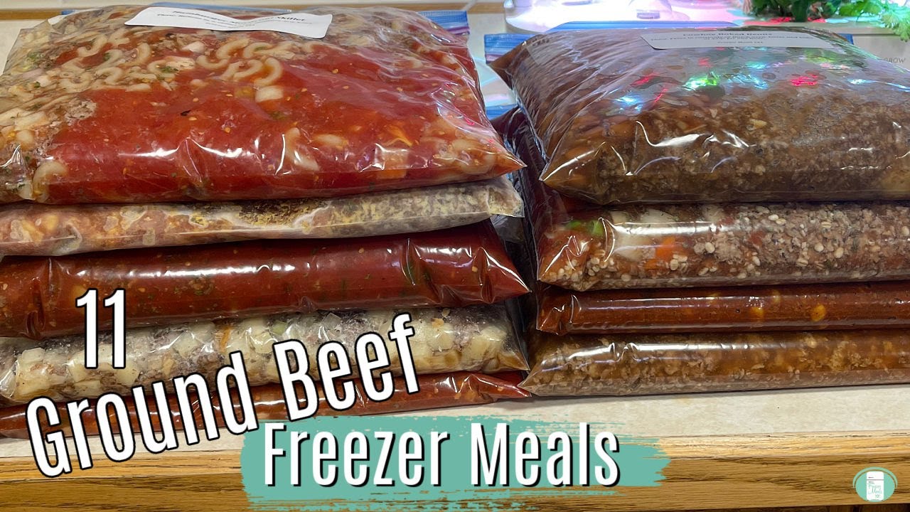11 simple Ground Beef Freezer Meals & an Announcement 🎉 – Easy Instant ...