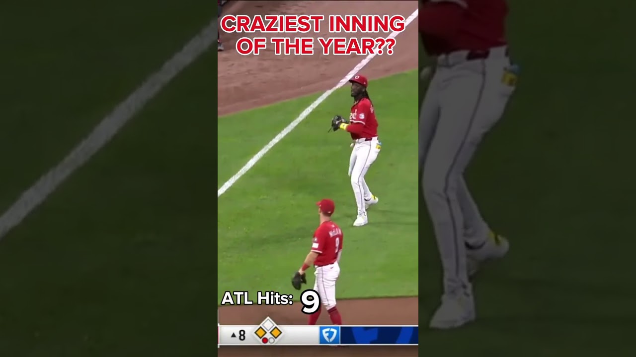 CRAZIEST INNING OF THE YEAR?? | Braves Vs Reds | July 31st 2025 | 8th Inning