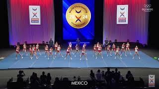 Team México Youth All Girl Median ICU World Cheerleading Championship 2024 (Semi-Finals)