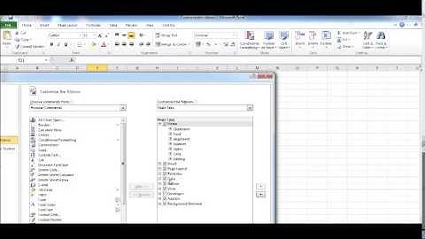 Changing order of tab in Excel 2010