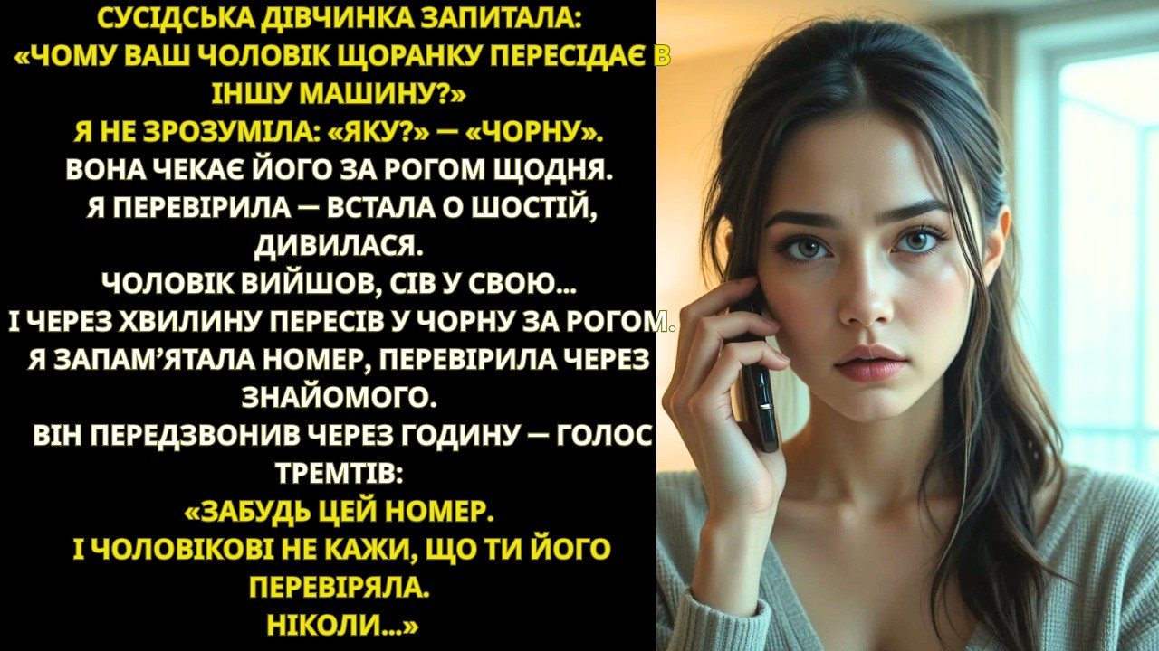 Чоловік щоранку пересідав у чорну машину  Дружина простежила і дізналася правду