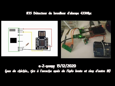 #35 Détecteur de brouilleur d'alarme 433Mhz