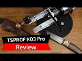 TSPROF K03 Pro review. New knife sharpener with a sharpening angle of up to 39 degrees per side