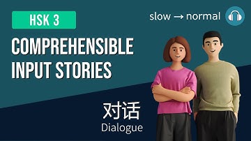 HSK3 | 对话 Dialogue | Comprehensible Input Practice Bundle 7/7 Beginner Chinese