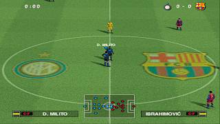 PES 2011 - INTER vs FC BARCELONA | PS2 4K Gameplay HD
