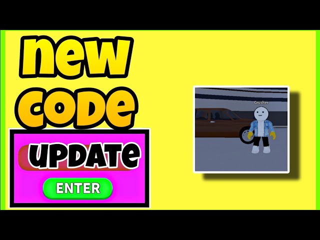 【入手困難】 FROM SCRATCH×BYCRUISE motto OURS CAR CRUSHERS 2 UPDATE CODE | FREE CASH NEW WORKING CODE ROBLOX CAR