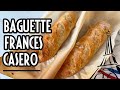 Pan Baguette francés casero - Sin AMASAR 🥖🥖