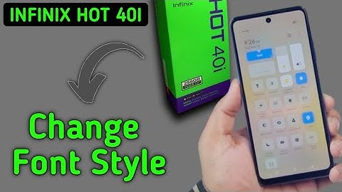 Infinix Hot 40i font style kaise change kare, how to set another font style in infinix, download fon