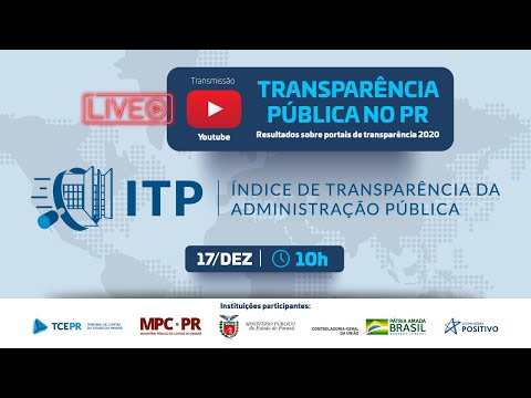 Transparência pública no PR - Resultados sobre portais de transparência 2020