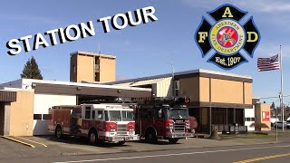 Aberdeen Fire Dept. Station 1 Tour | Engine 10 Walk-Around | Medic 10 Walk-Around | Aberdeen WA