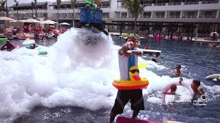 Chic by Royalton in Punta Cana Dominican Republic Foam Pool Party!