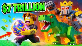 Stealing Eggs From a Giant T-Rex Made Me a TRILLIONAIRE in Roblox