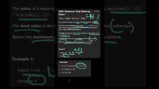 3689. Maximum Total Subarray Value I #leetcode #coding #codeprep