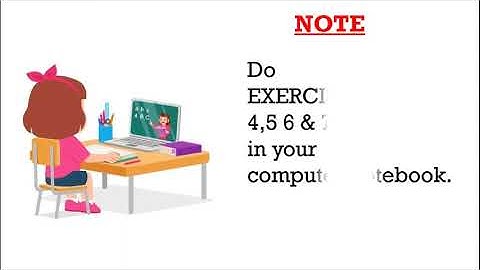 COMPUTER//CLASS 5//LESSON 3: Algorithm And Flowchart( Back Exercises)